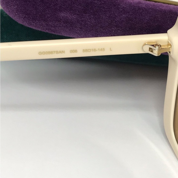 New Authentic GUCCI sunglasses GG0567SAN 006 I Love You - Picture 9 of 11